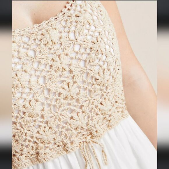 Anthropologie Brittney Crochet-Top Dress - Picture 4 of 9